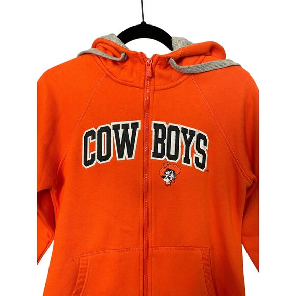 NWT Antigua OSU Cowboys Football Zip Up Hoodie Sweater Size Small - Picture 2 of 6